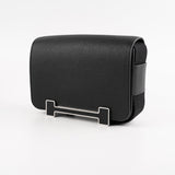 Hermes Geta Chevre Mysore Noir - B Stamp