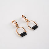 Hermes Boucles D'Oreilles PM Noir