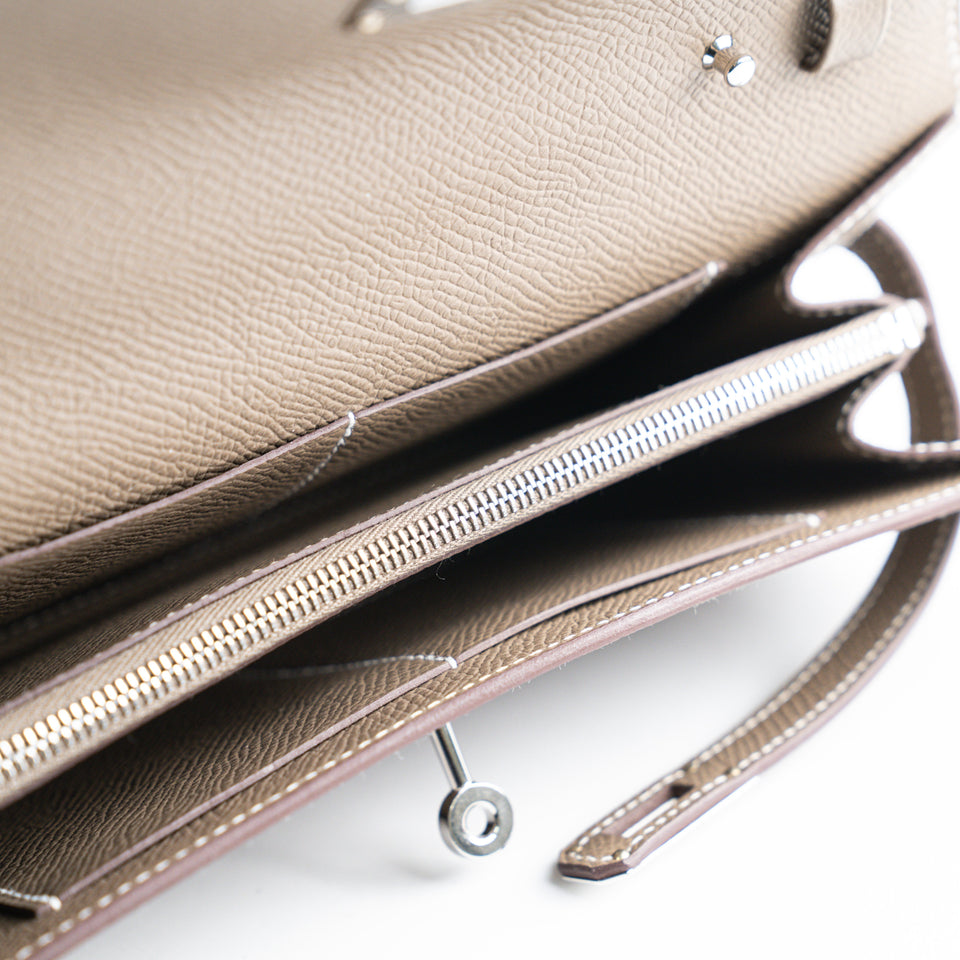 Hermes Kelly To Go Epsom Etoupe