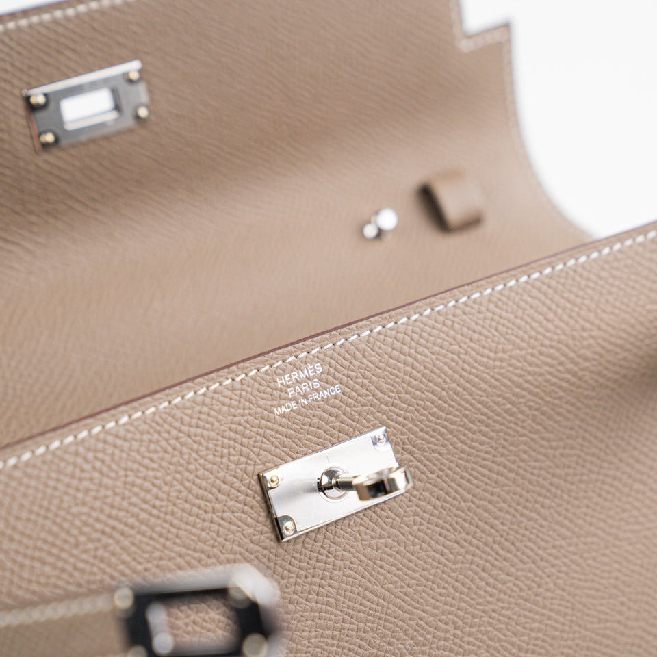 Hermes Kelly To Go Epsom Etoupe