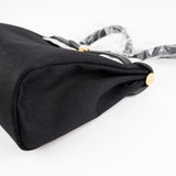 Hermes Herbag 31 Noir Canvas