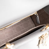 Lady Dior Small ABC Lambskin Grey