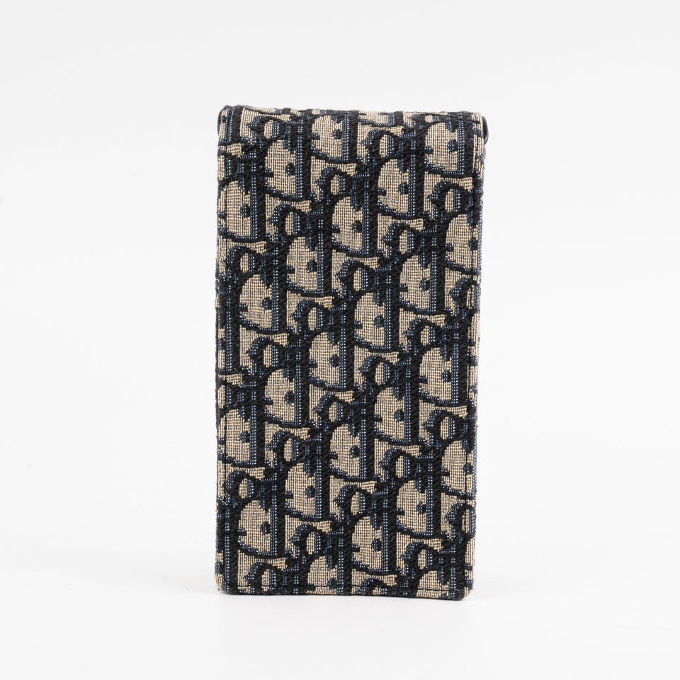 Dior SLG Saddle Pouch Navy