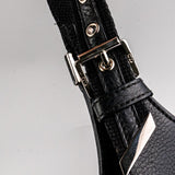 Christian Dior Canvas Shoulder Bag Black