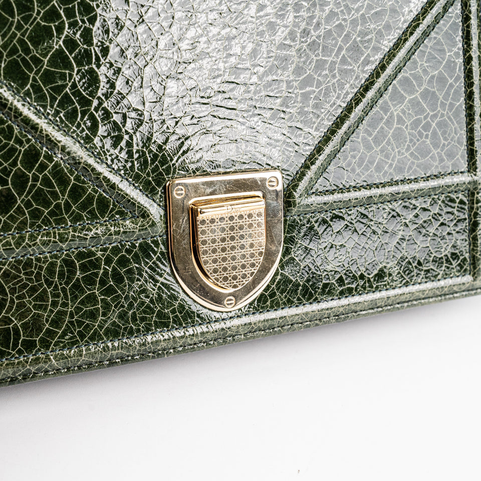 Christian Dior Medium Diorama Green Bag