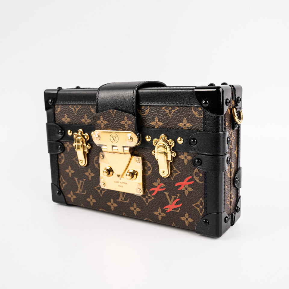 Louis Vuitton Petite Malle Monogram Clutch Bag