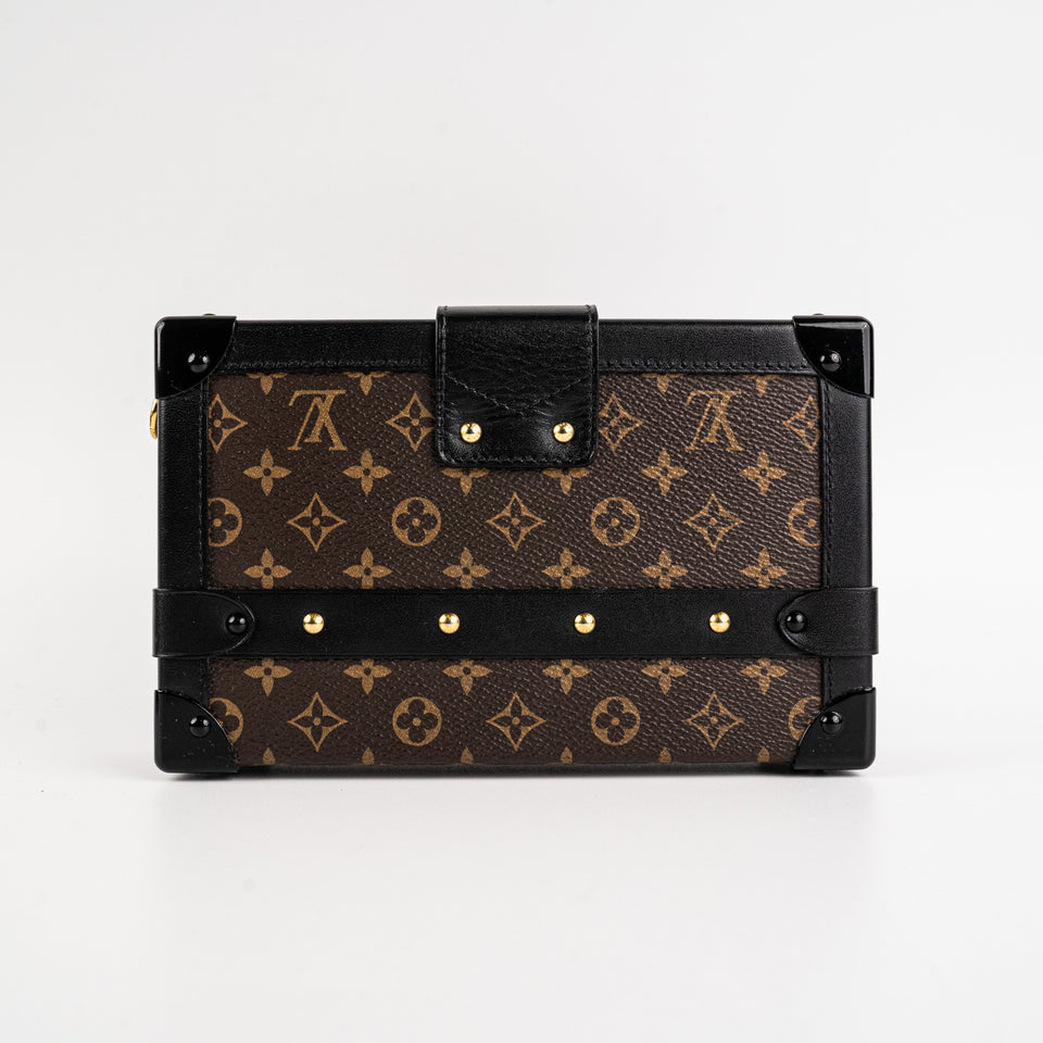 Louis Vuitton Petite Malle Monogram Clutch Bag