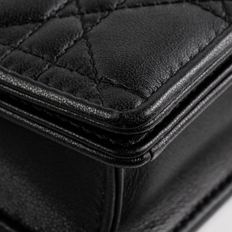 Christian Dior Lady Dior Pouch Black Crossbody Bag