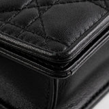 Christian Dior Lady Dior Pouch Black Crossbody Bag