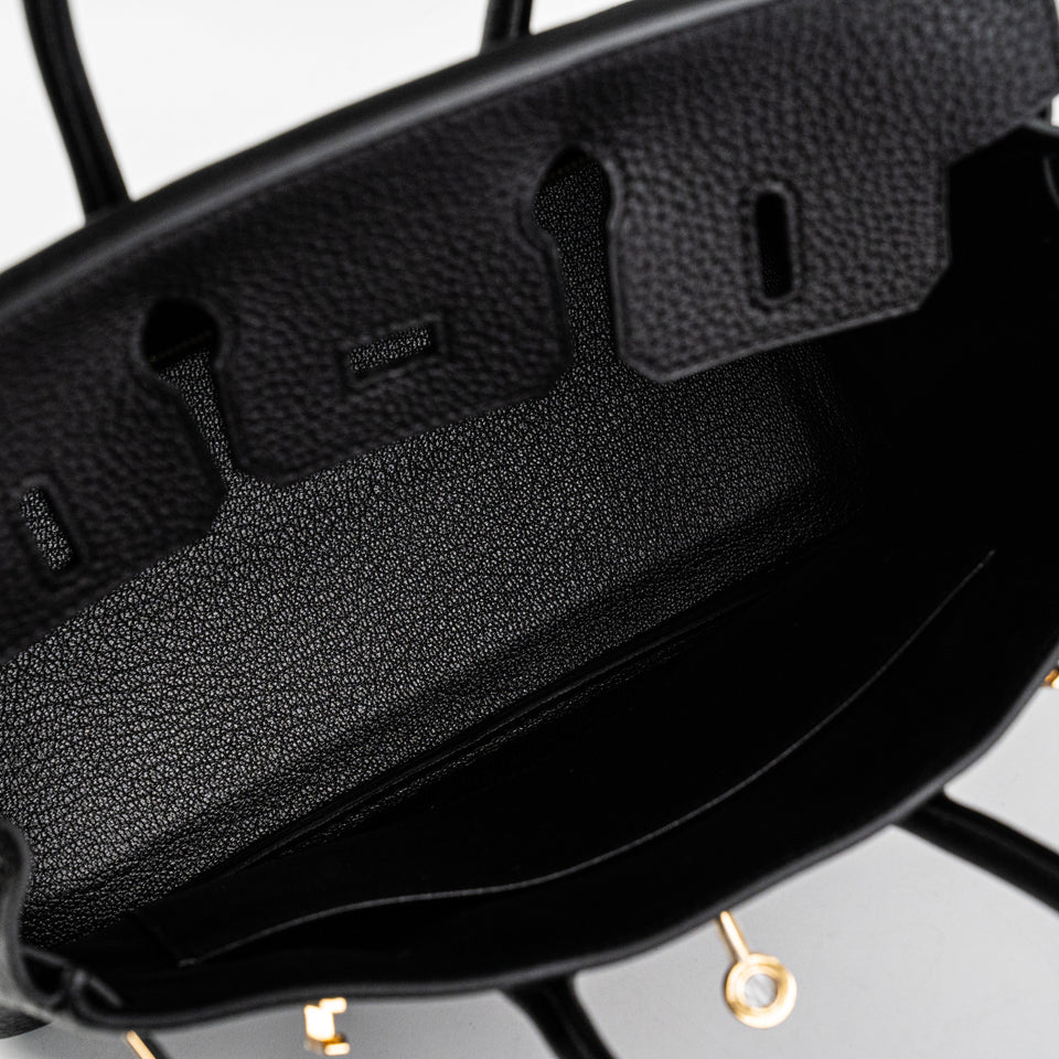 Hermes Birkin 25 Noir U stamp