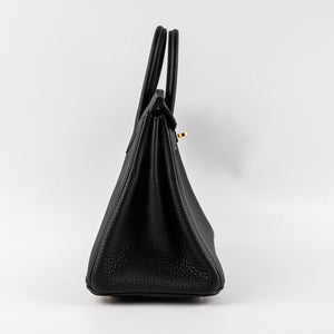 Hermes Birkin 25 Noir U stamp