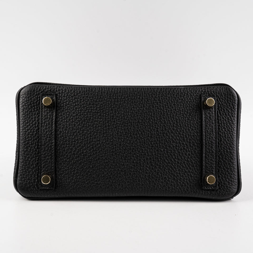 Hermes Birkin 25 Noir U stamp