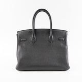 Hermes Birkin 30 Togo Black Noir D Stamp