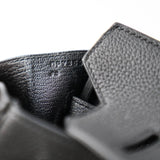 Hermes Birkin 30 Togo Black Noir D Stamp