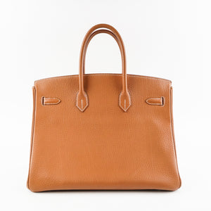 Hermes Birkin 35 Gold Stamp K Square (2007)