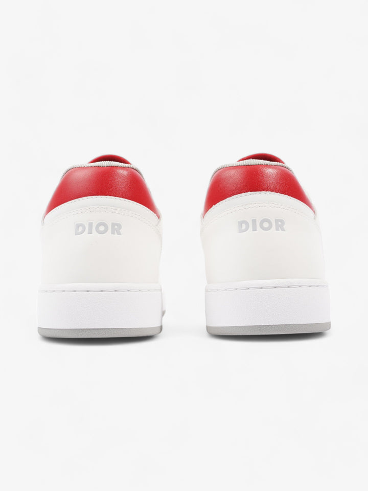 Christian Dior B27 White / Red Calfskin Leather EU 43 UK 9