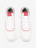 Christian Dior B27 White / Red Calfskin Leather EU 43 UK 9