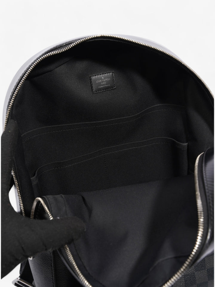 Louis Vuitton Josh Backpack Damier Ebene Coated Canvas