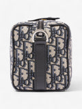 Christian Dior Lingot Duffle Black Oblique / Beige Canvas