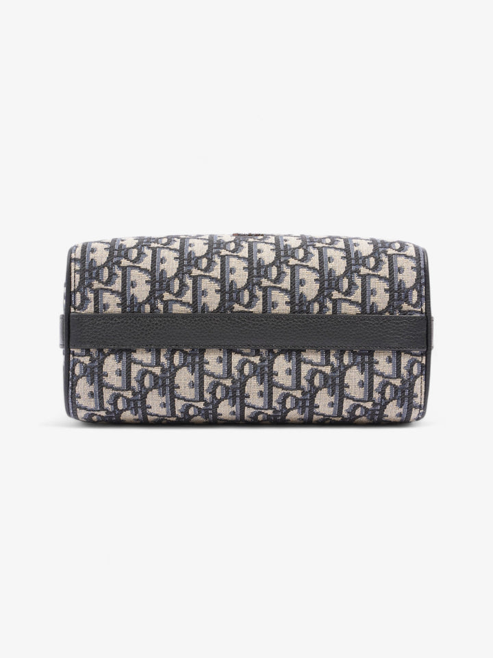 Christian Dior Lingot Duffle Black Oblique / Beige Canvas