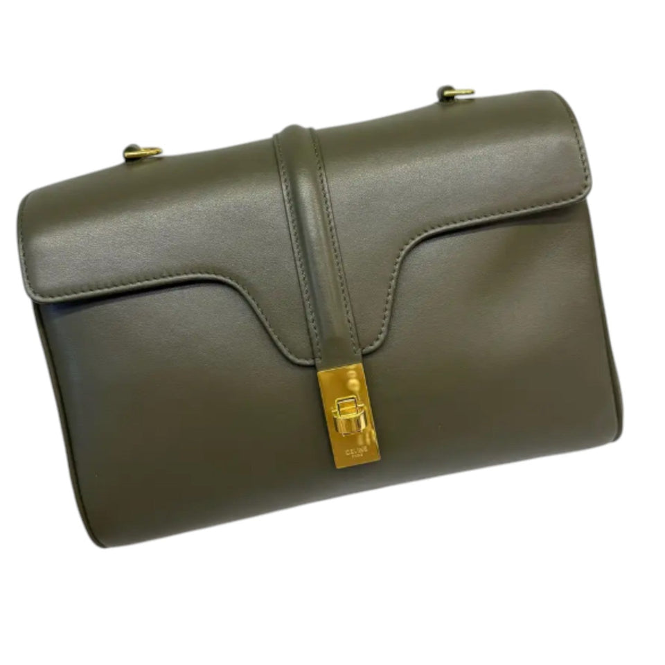 Teen 16 Crossbody Smooth Calfskin Army Green GHW