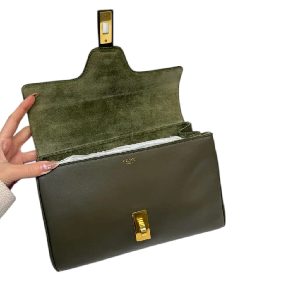 Teen 16 Crossbody Smooth Calfskin Army Green GHW