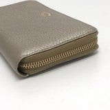 Gucci Long Wallet Purse 307984 leather Champagne Gold Bamboo Continental wallet Women