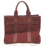 Hermes Tote Bag Canvas / leather Bordeaux Petite lettuce Women