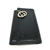 Gucci Key case Key holder  212111 GG implementation black GG implementation six hooks mens