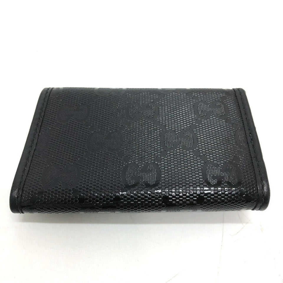 Gucci Key case Key holder  212111 GG implementation black GG implementation six hooks mens