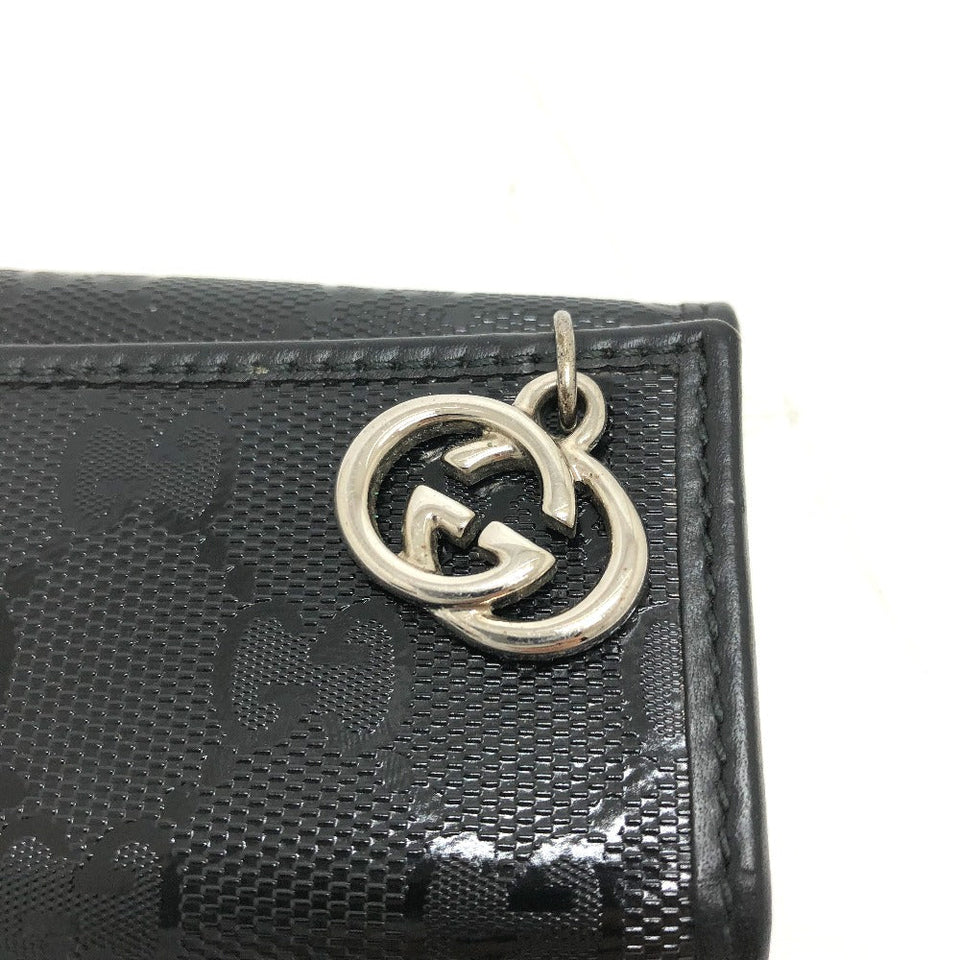 Gucci Key case Key holder  212111 GG implementation black GG implementation six hooks mens