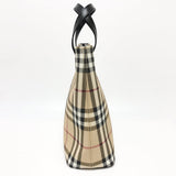 Burberry Handbag PVC / Leather beige check Women