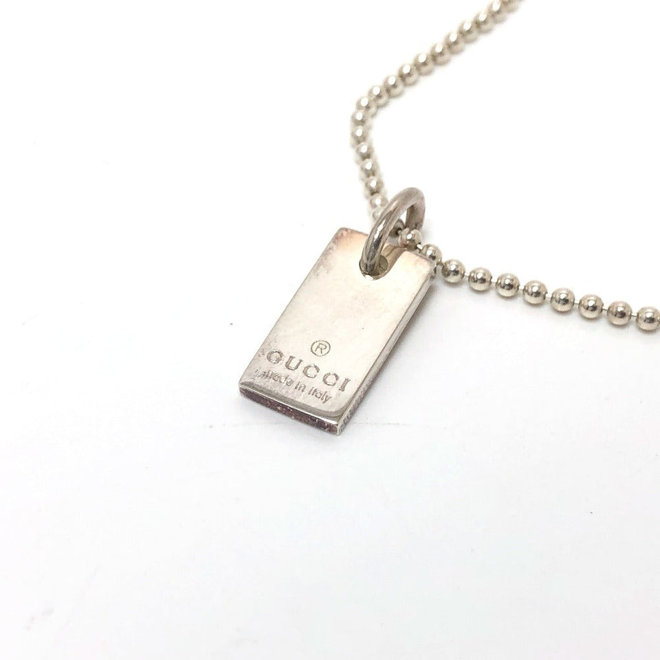 Gucci bracelet SV925 Silver logo tag