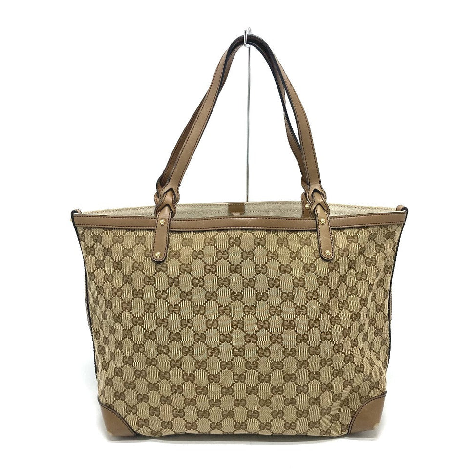 Gucci Tote Bag 247209 GG canvas Beige x Brand GG canvas Women