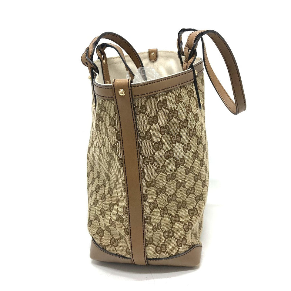 Gucci Tote Bag 247209 GG canvas Beige x Brand GG canvas Women