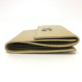 Gucci Folded wallet leather beige GG Marmont logo