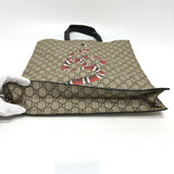 Gucci Handbag 450950 GG Supreme Canvas beige Kingsnake print GG Supreme mens