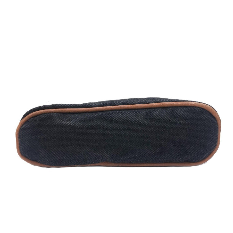Hermes Cosmetics Pouch canvas black Boride pouch mini mini