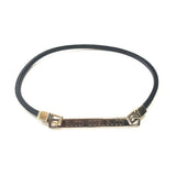 Gucci choker Stainless Steel black Gucci DOG Gucci unisex(Unisex)