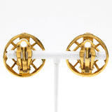 Chanel Logo Earrings