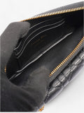 Christian Dior Caro Pouch Black Calfskin Leather