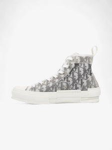 Christian Dior B23 High Top Black Oblique Canvas EU 40 UK 7