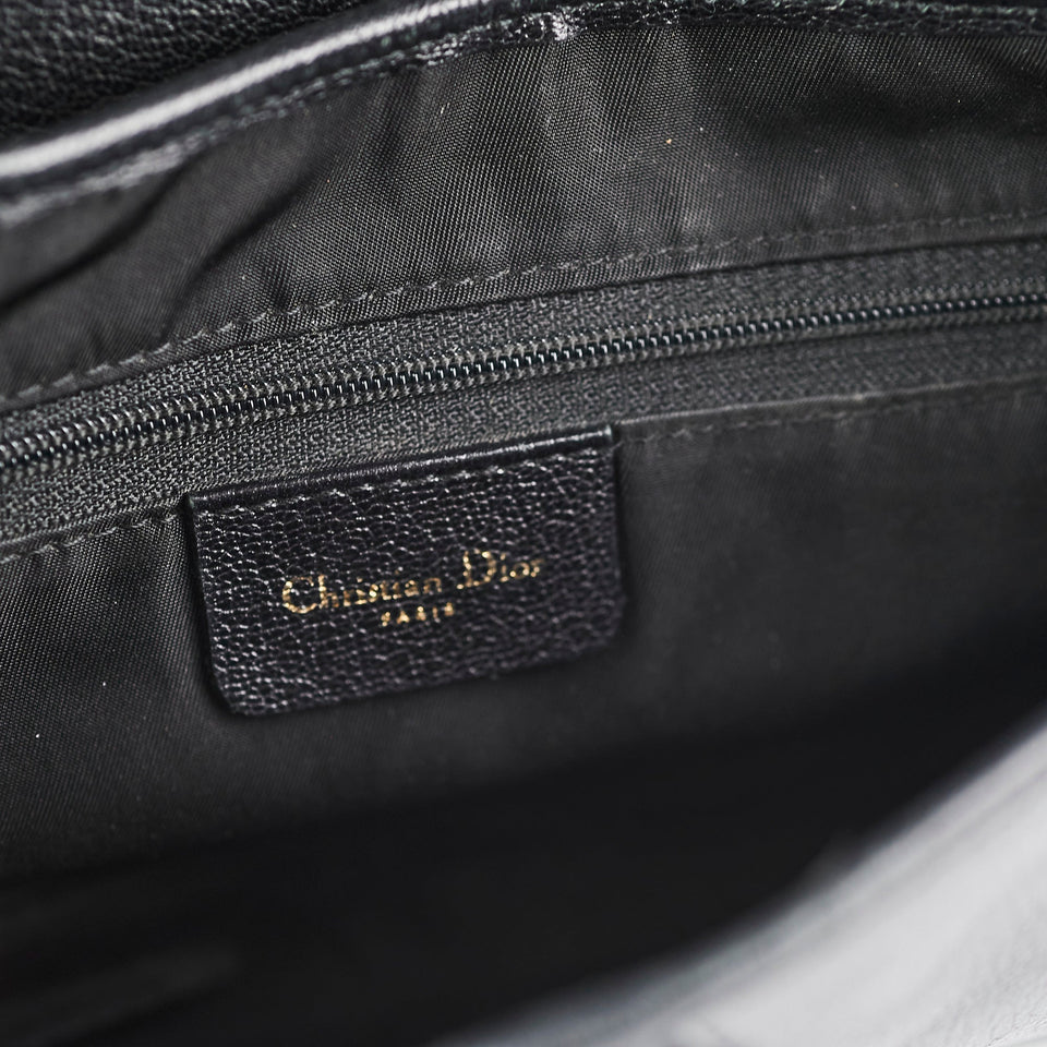 Christian Dior Vintage Shoulder Black Bag