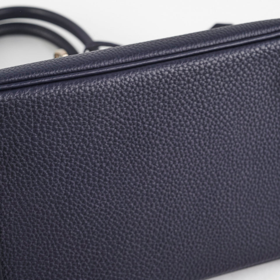 Hermes Birkin 25 Bleu Nuit Togo A Stamp