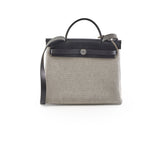 Hermes Herbag Zip 31 Retourne Black/White - Y Stamp