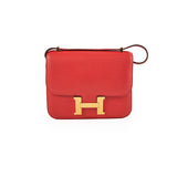 Hermes Constance 18 Epsom Rouge Casaque A Stamp