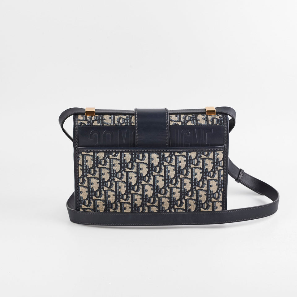 Christian Dior 30 Montaigne Navy Oblique