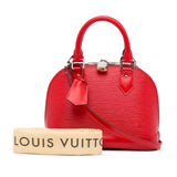 Louis Vuitton Alma BB Red Epi Handbag