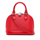 Louis Vuitton Alma BB Red Epi Handbag
