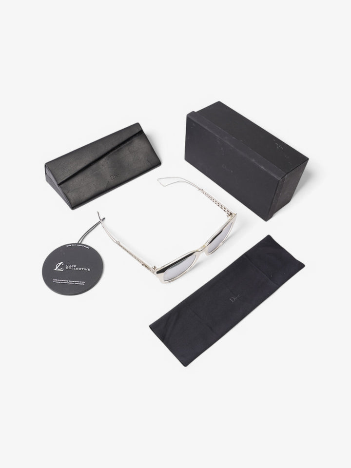 Christian Dior Mirror Sunglasses Silver 150mm